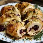 cranberry brie stuffed chicken