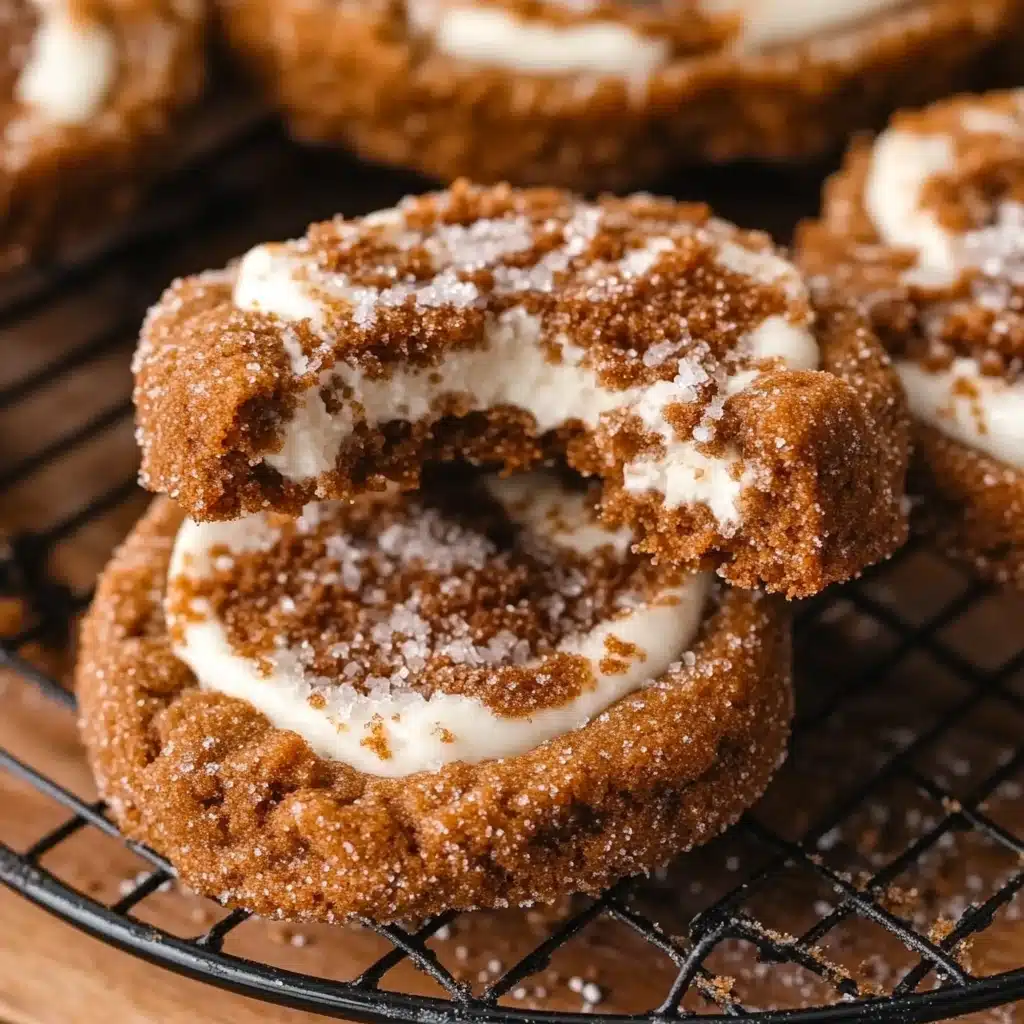 gingerbread cheesecake cookies