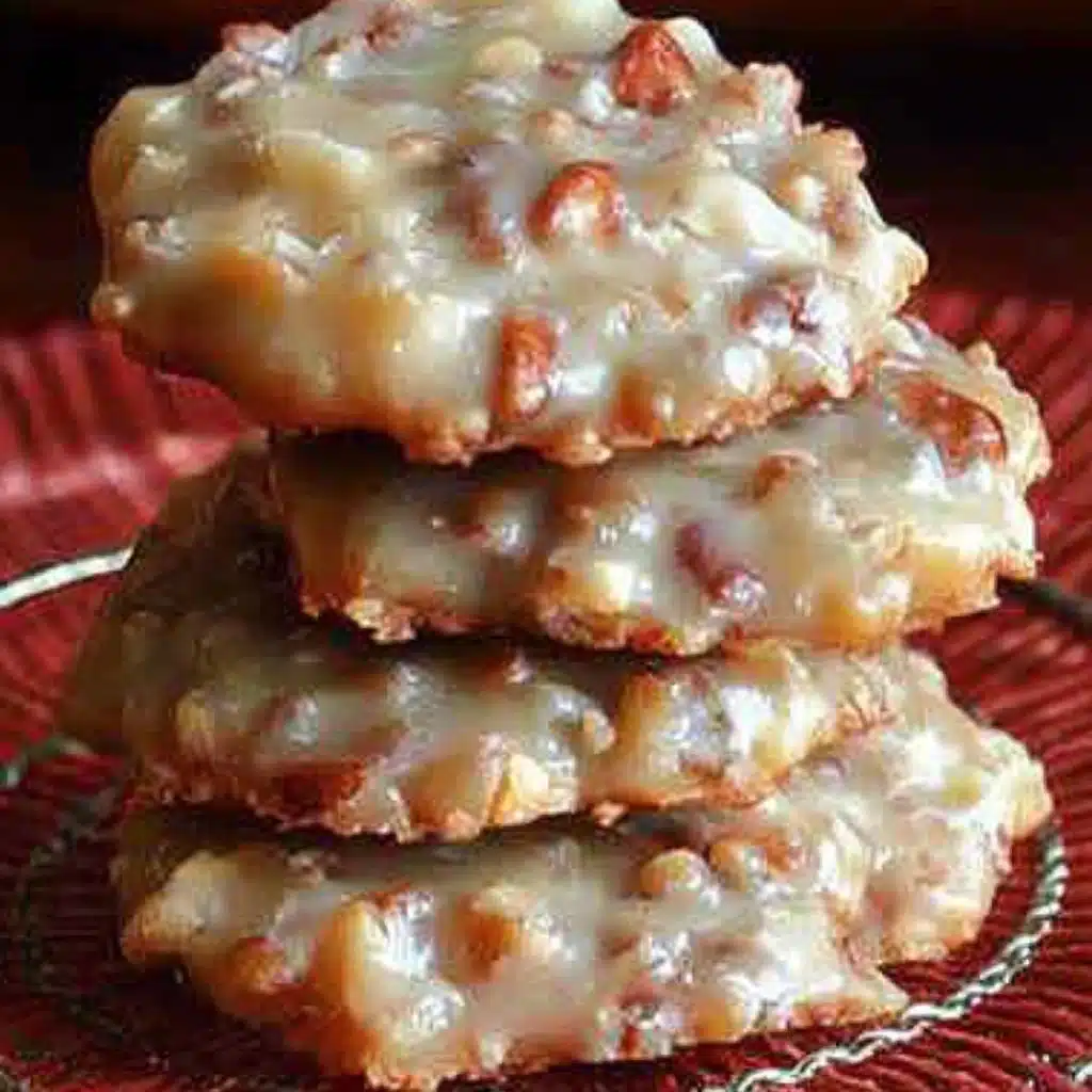No Bake Coconut Pecan Praline Cookies
