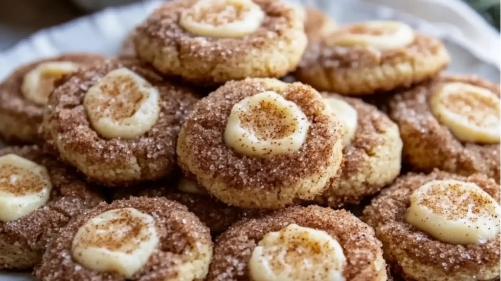 some cookies with white icing on a cooling rack