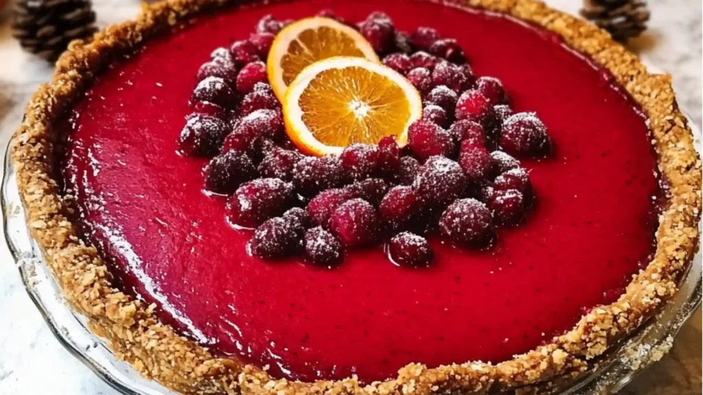a piece of pie sitting on top of a table next to a knife and fork