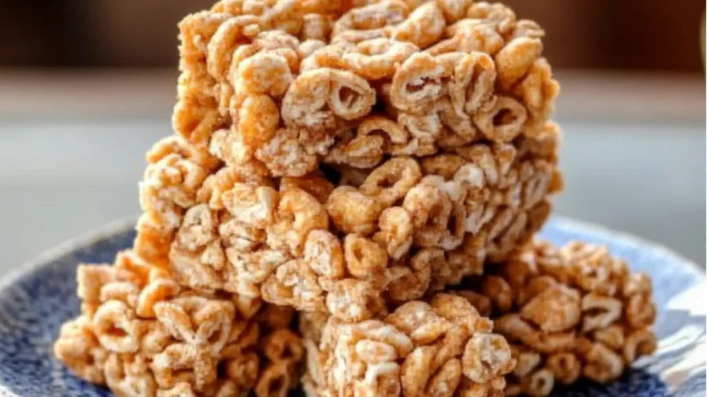some pretzels are stacked on top of each other and the words, healthy breakfast cereal bars just 3 ingredients