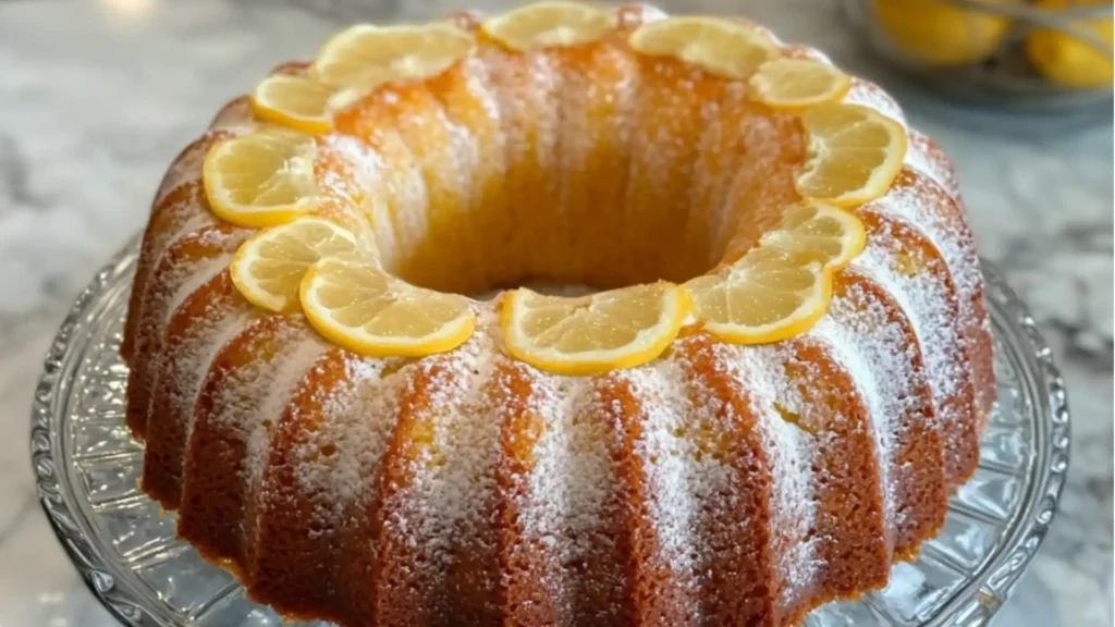 a piece of cake sitting on top of a blue plate