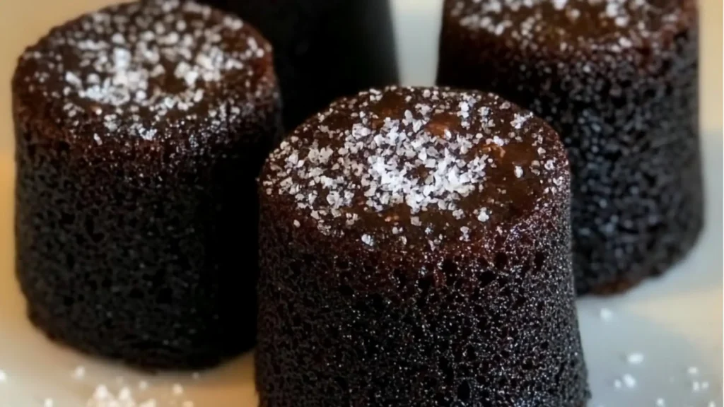 several muffins and some nuts on a table