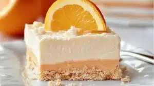 No-Bake Orange Creamsicle Dream Bars