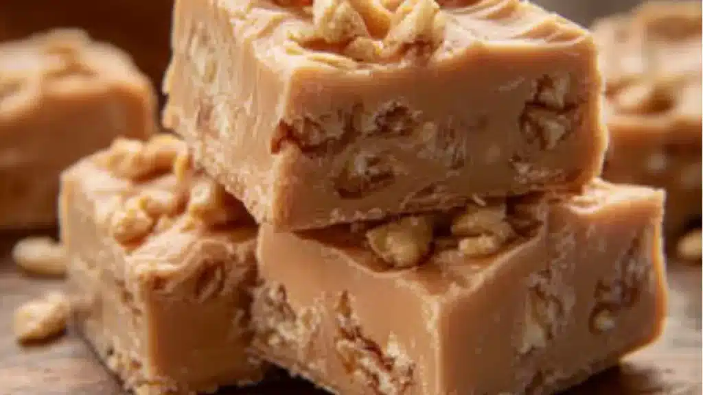 the best vegan maple walnut fudge is made with toasty and perfected