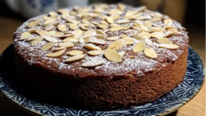 a close up of a piece of cake