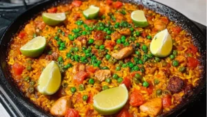 Chorizo and Chicken Paella – Flavorful & Hearty