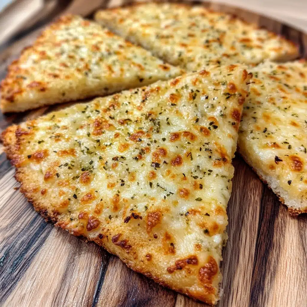 Air Fryer Cheesy Tortilla Garlic Bread