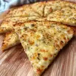Air Fryer Cheesy Tortilla Garlic Bread