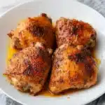 Baked Honey Garlic Chicken Thighs