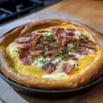 Cheddar Bacon Dutch Baby