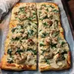 Chicken Alfredo Flatbread