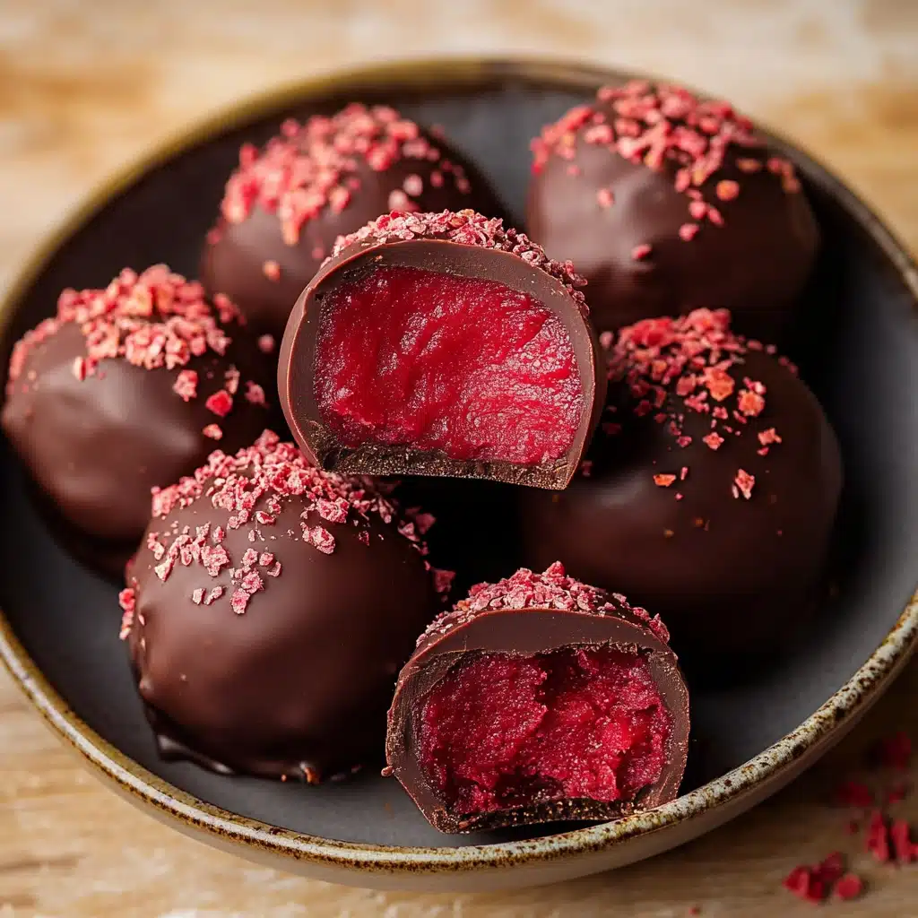 Chocolate Raspberry Truffles