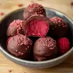 Chocolate Raspberry Truffles