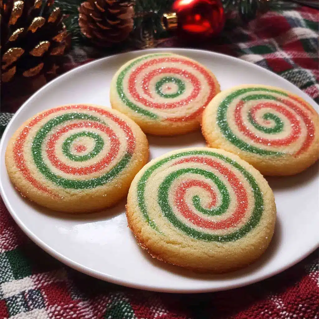 Christmas Pinwheel Sugar Cookies
