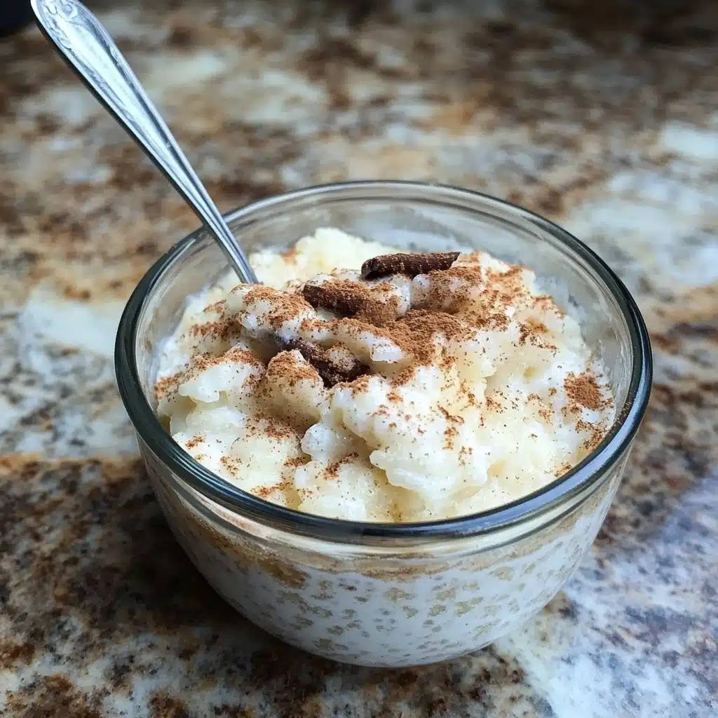 Creamy Cinnamon Rice Pudding