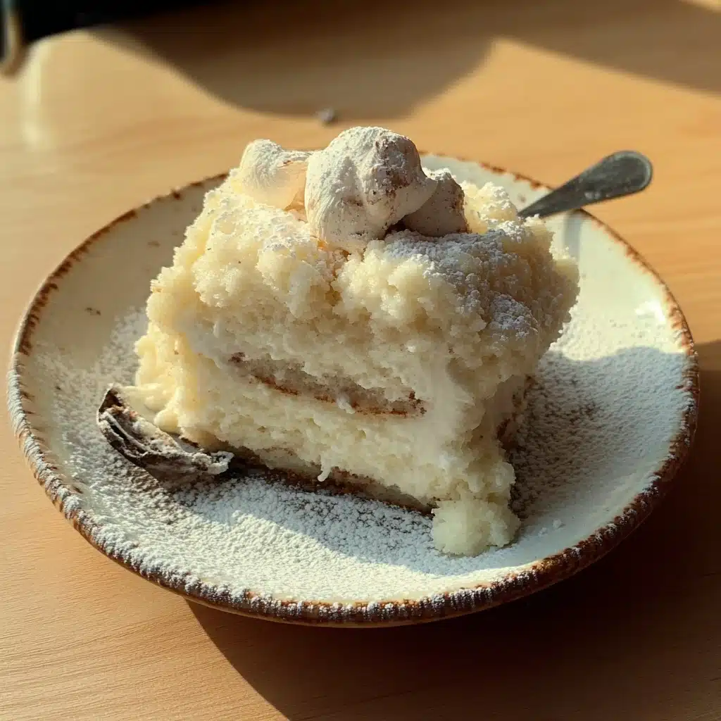 Coconut Tiramisu with Raffaello and Hazelnut Garnish