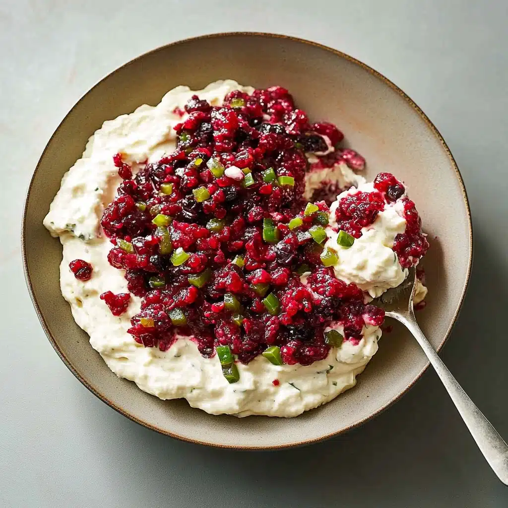 Cranberry Jalapeno Cream Cheese Dip
