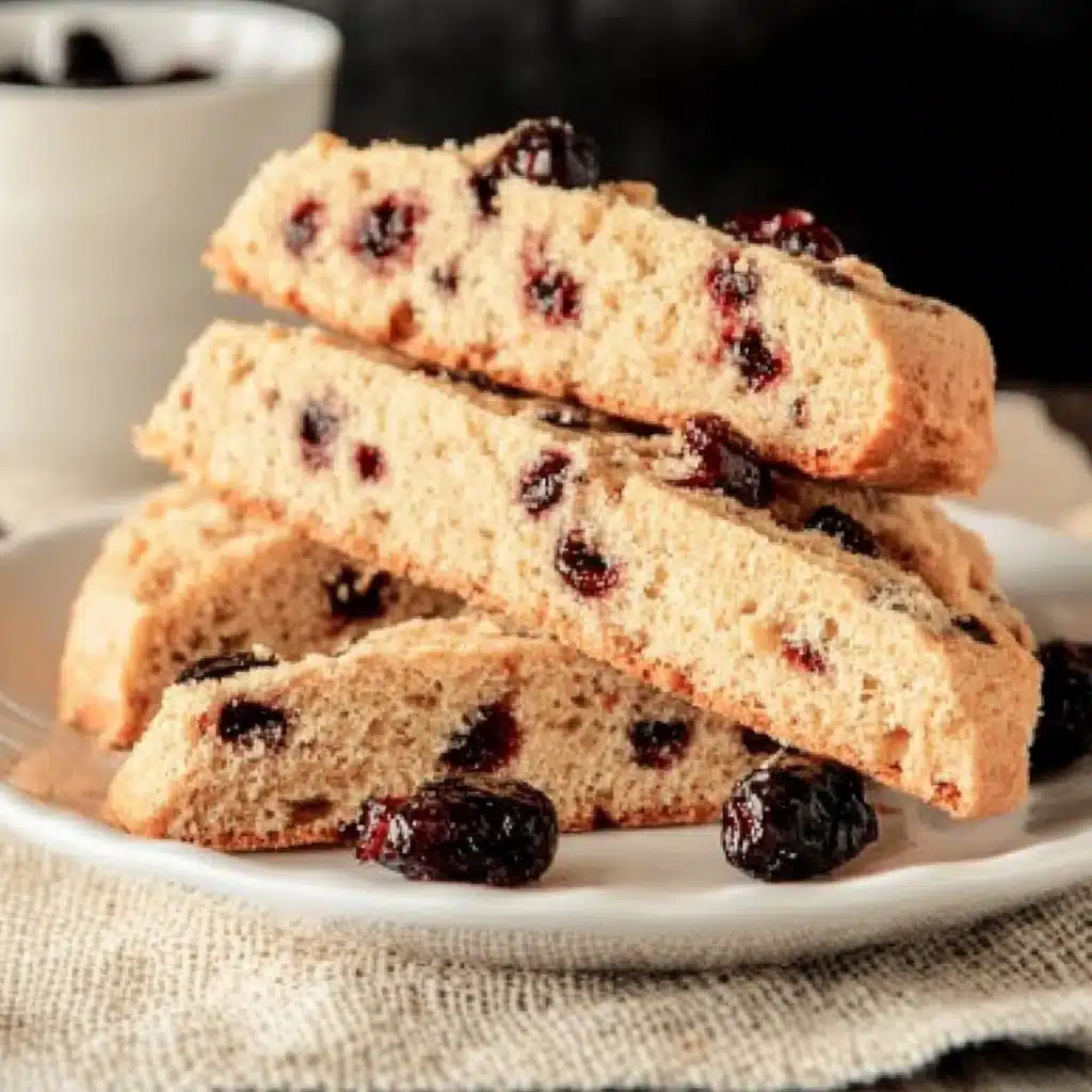 Cranberry Orange Biscotti