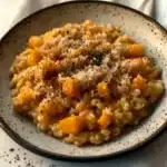 Creamy Butternut Squash Risotto with Pancetta