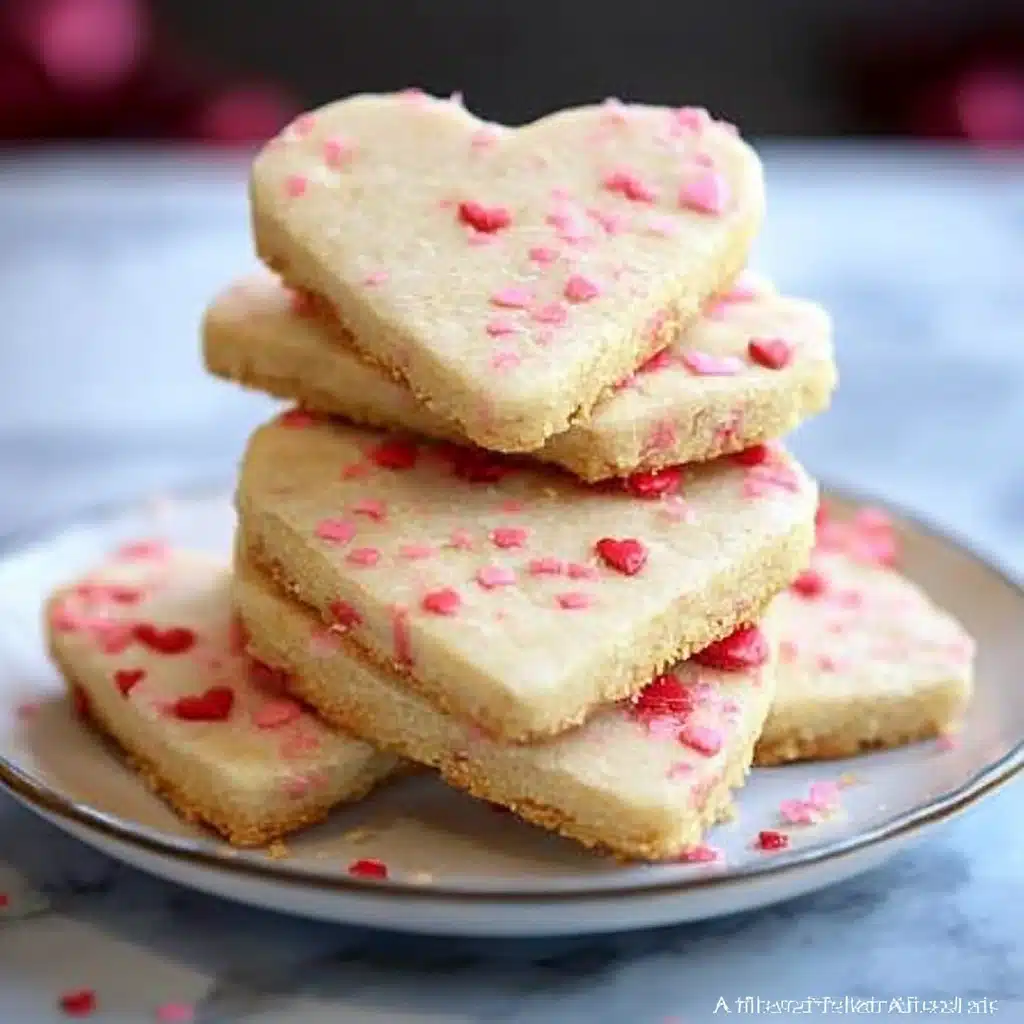 Heart-Shaped Shortbread Cookies
