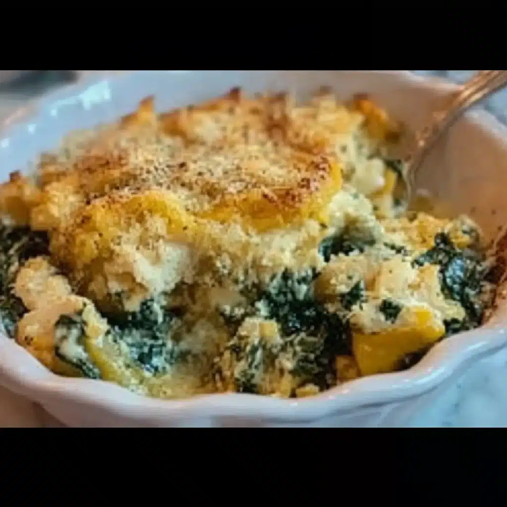 High-Protein Spinach and Artichoke Chicken Casserole