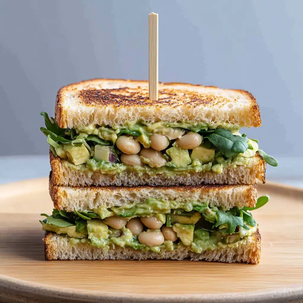High-Protein Avocado White Bean Sandwich