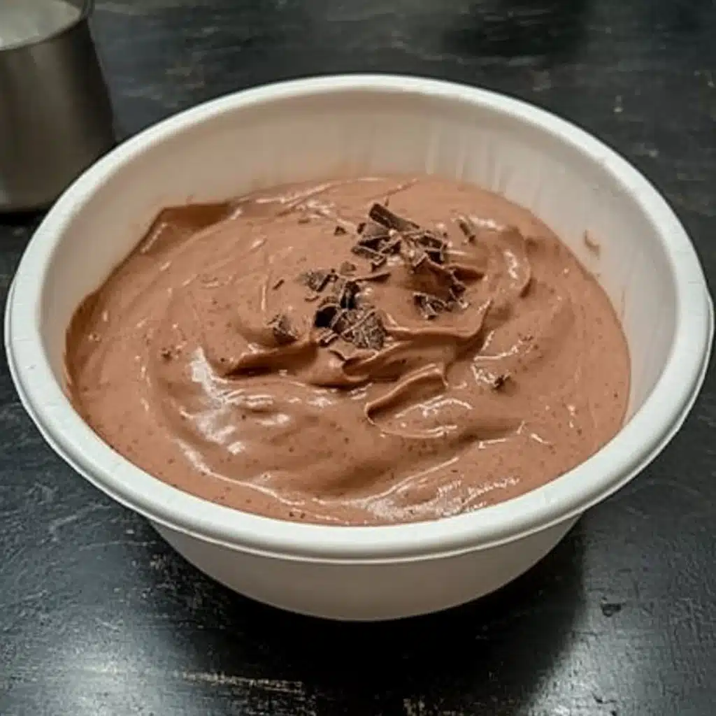 High Protein Chocolate Pudding