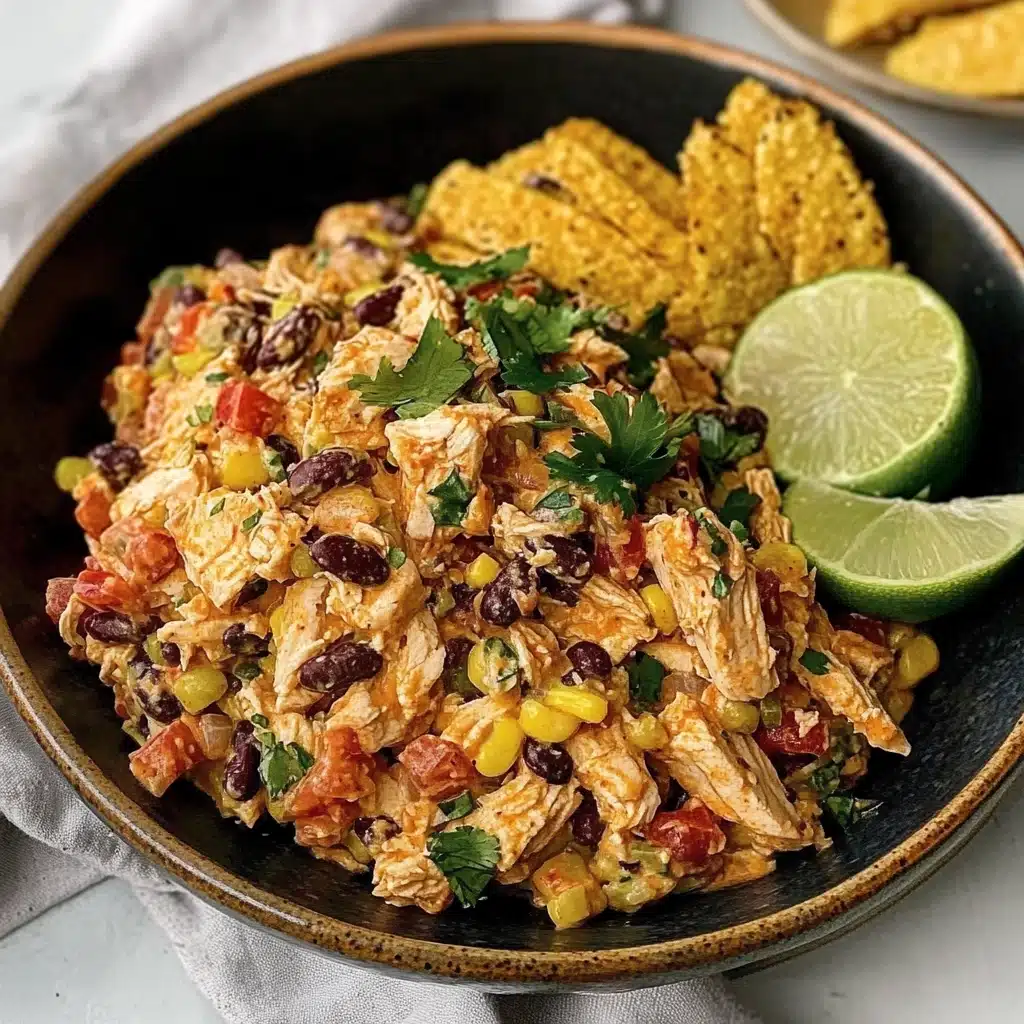 High Protein Southwest Chicken Salad