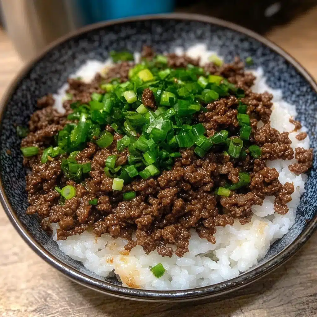 Korean Ground Beef Bowl