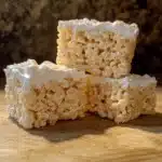 Lemon Meringue Rice Krispie Treats