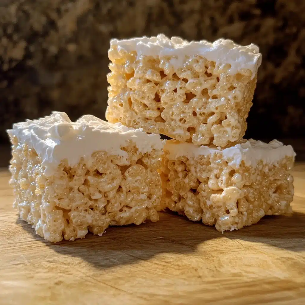 Lemon Meringue Rice Krispie Treats