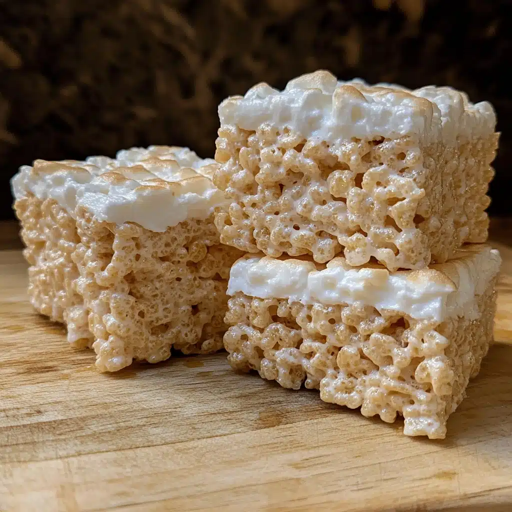 Lemon Meringue Rice Krispie Treats