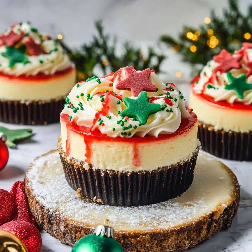 Mini Christmas Cheesecake