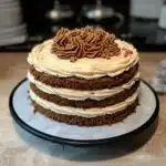 Christmas Spice Cake with Eggnog Buttercream