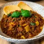 Mushroom & Lentil Ragu