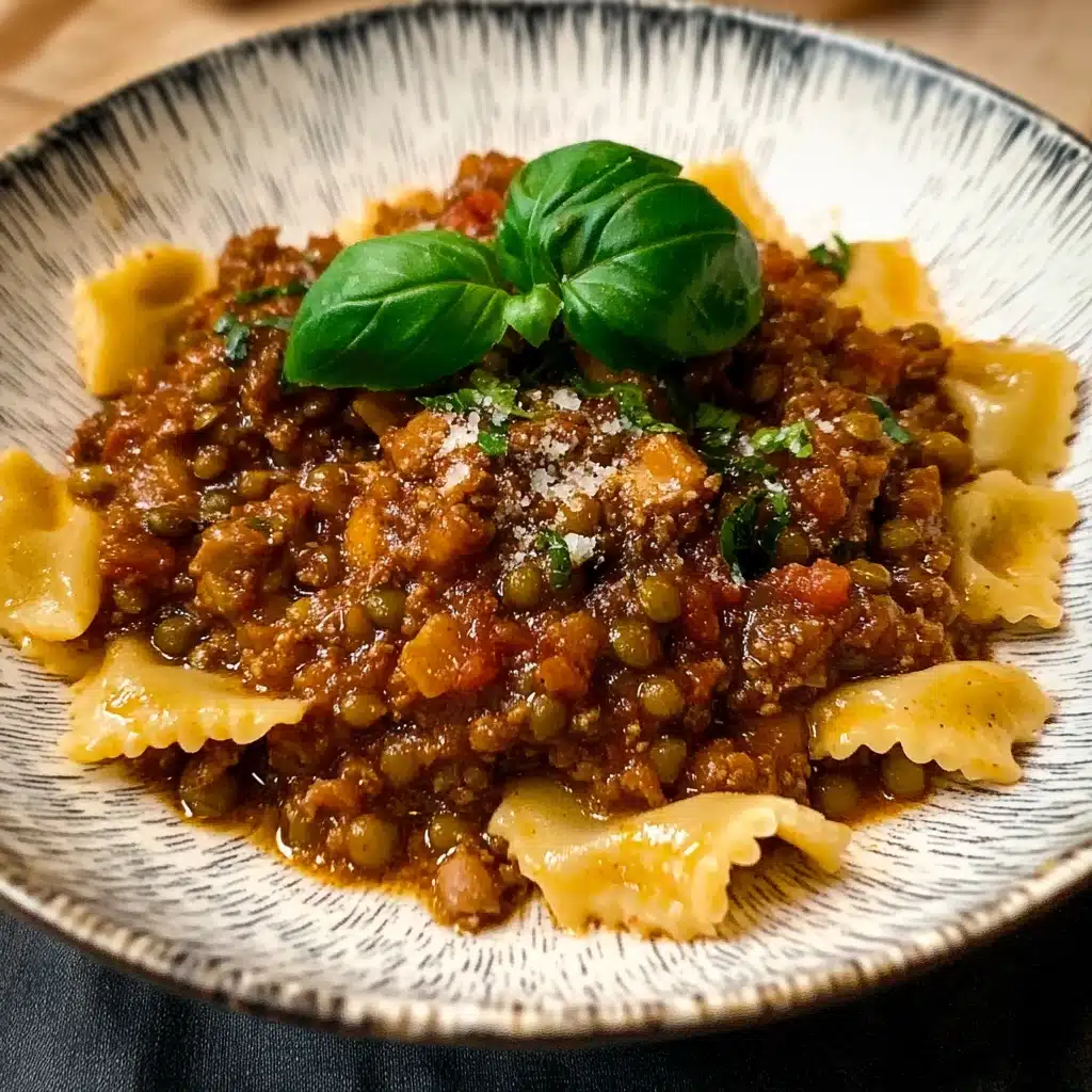 Mushroom & Lentil Ragu
