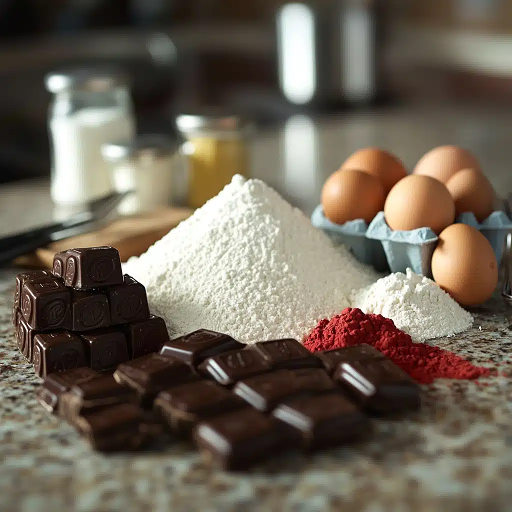 Red Velvet Blossoms Cookies