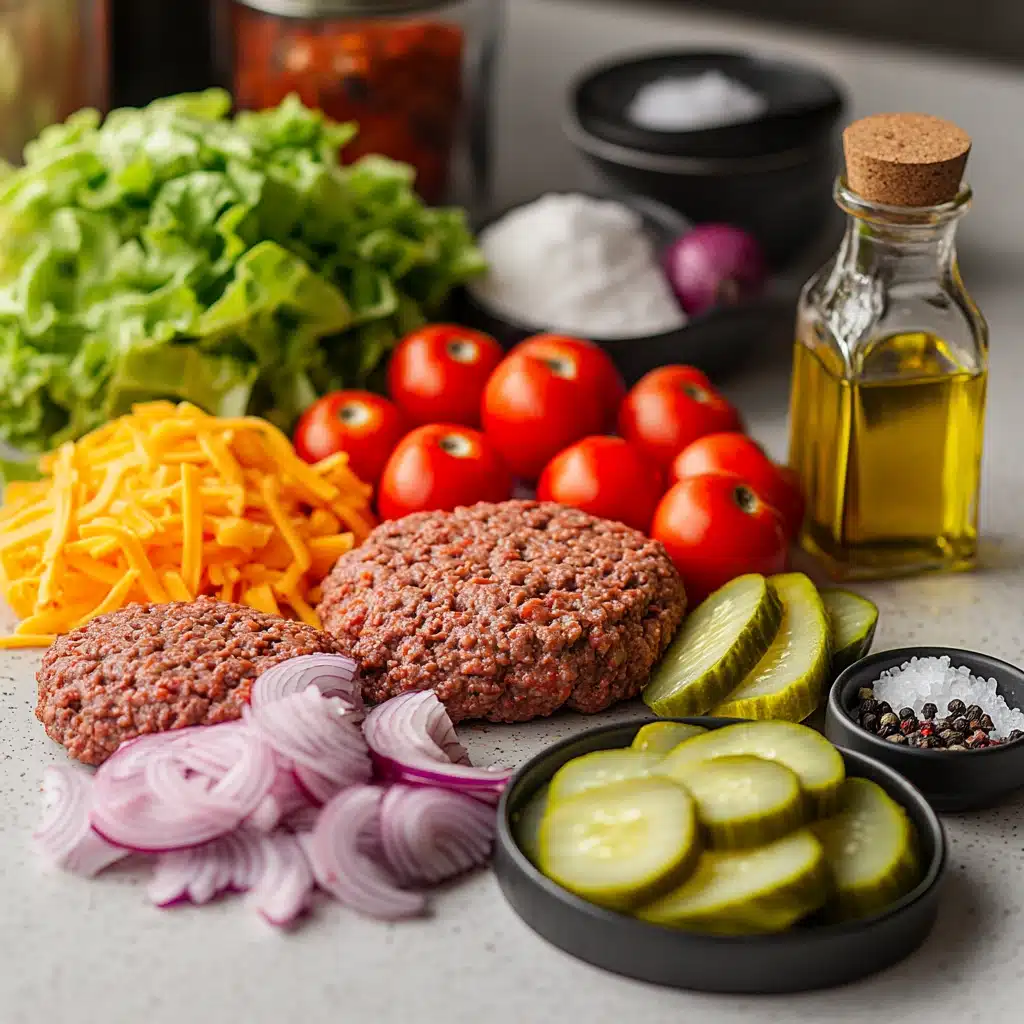 Gluten Free Loaded Burger Bowls