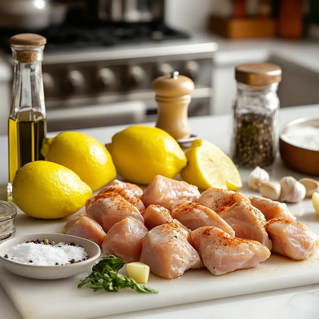 Air Fryer Lemon Chicken Bites