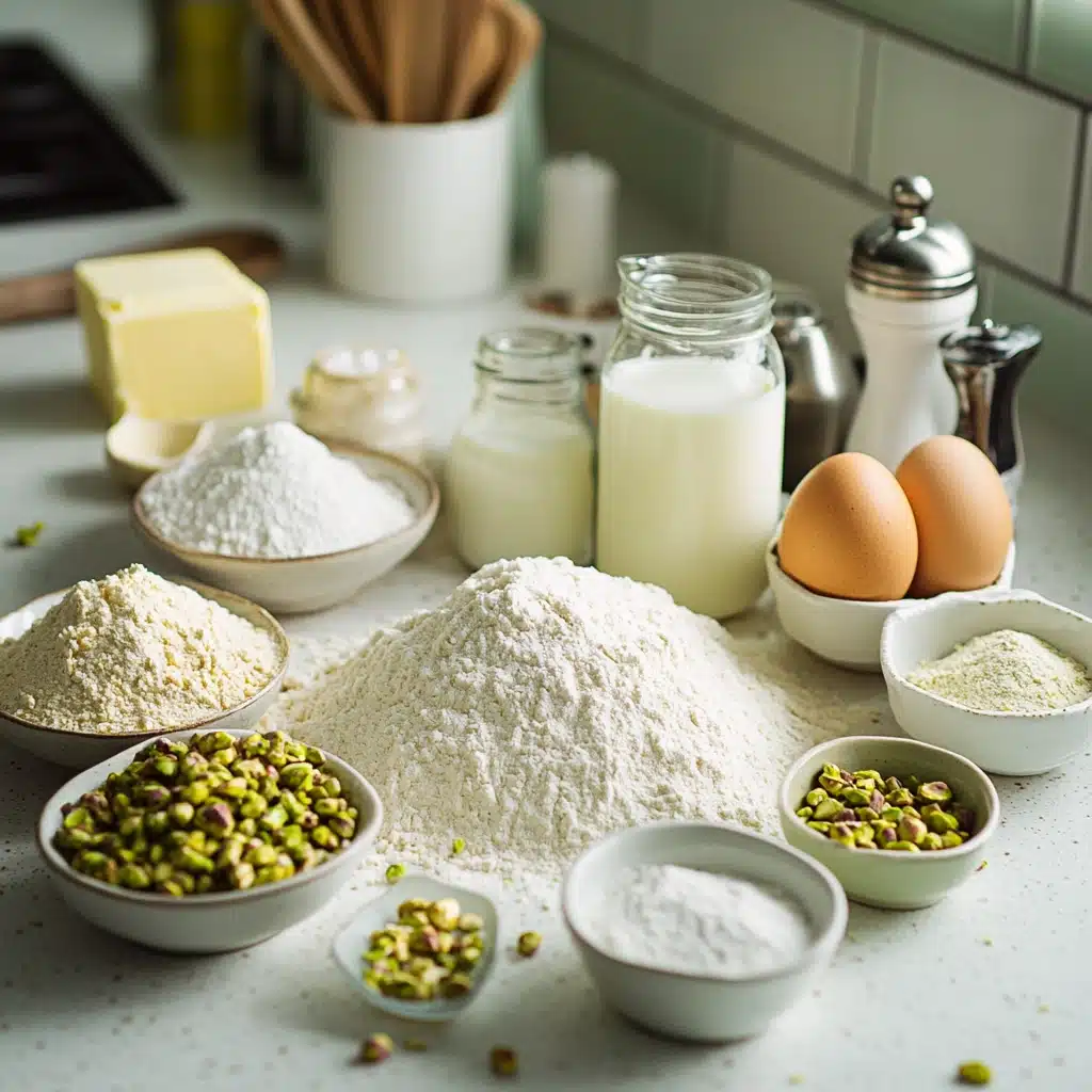 Pistachio Pudding Bread
