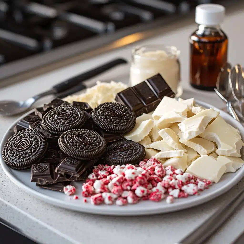 Peppermint Bark Oreos