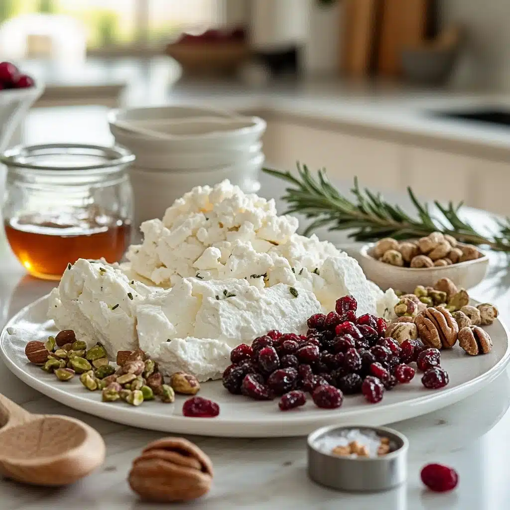 Cranberry Goat Cheese Truffles