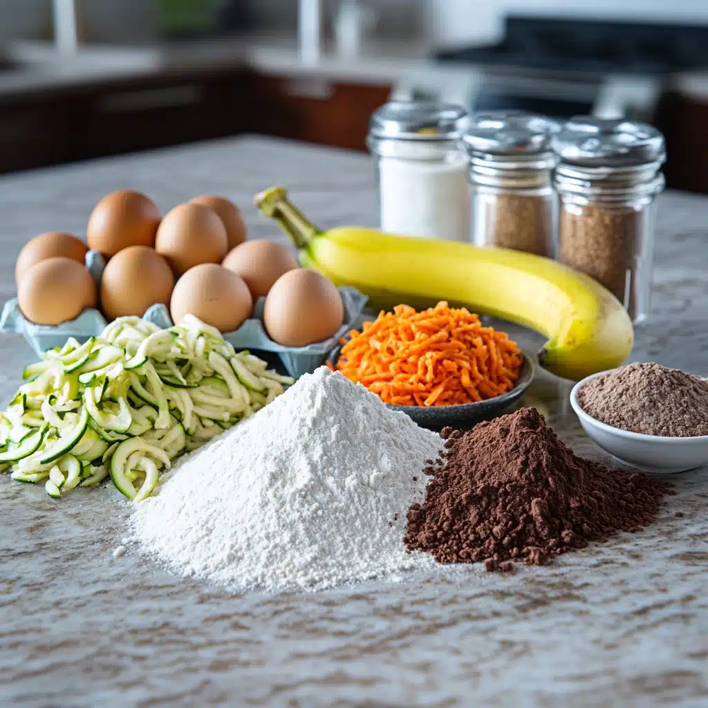 Veggie-Loaded Chocolate Muffins