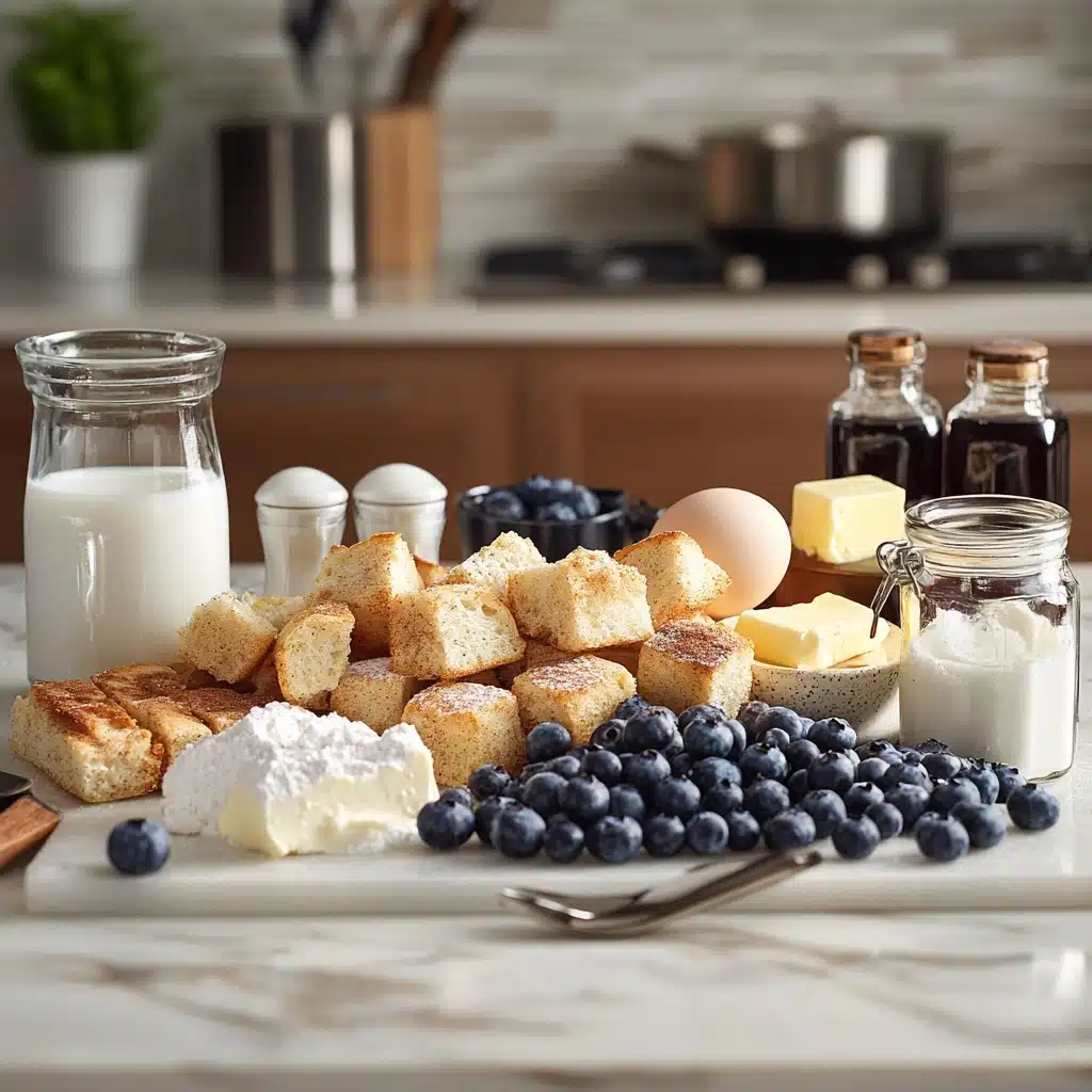 Blueberry French Toast Casserole
