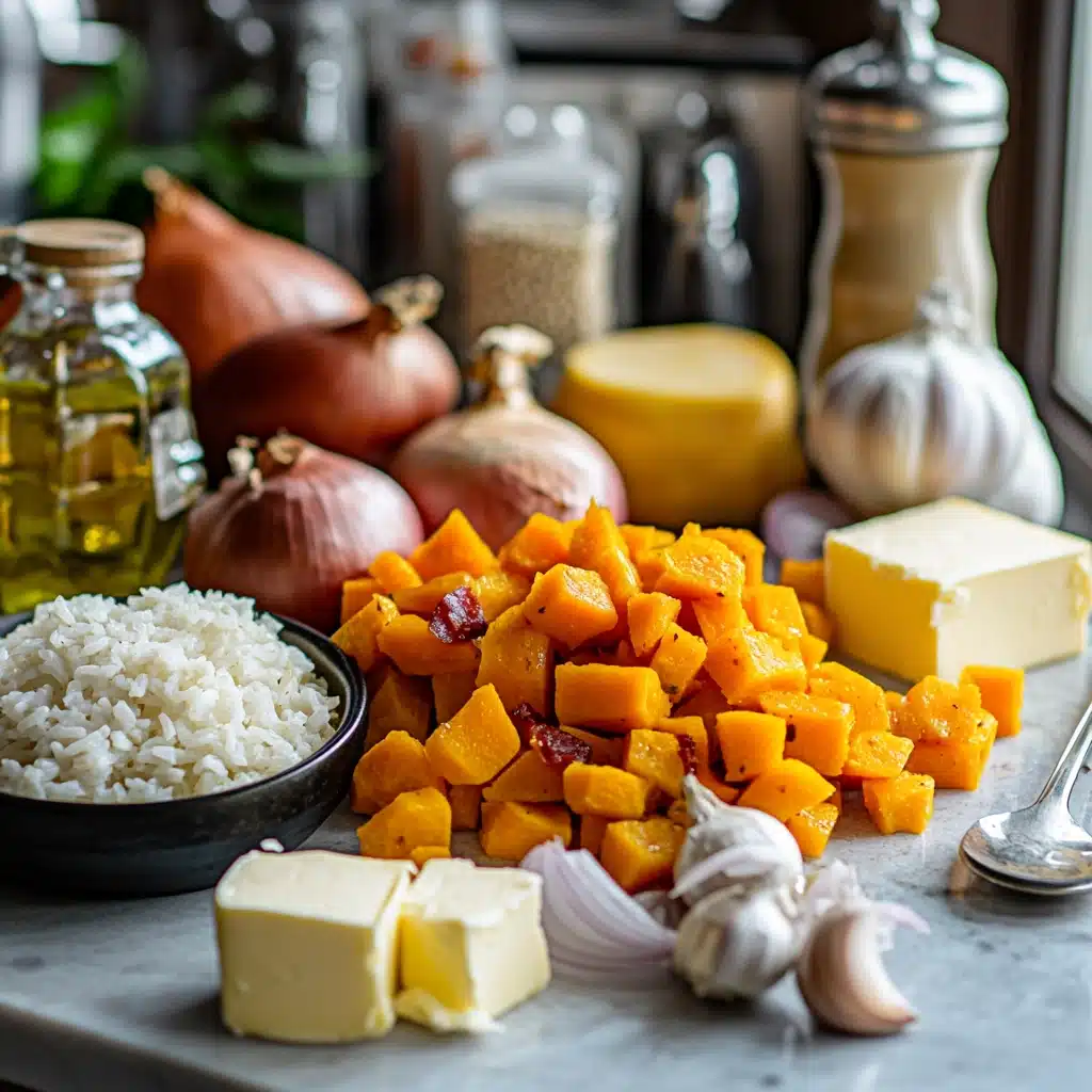 Creamy Butternut Squash Risotto with Pancetta