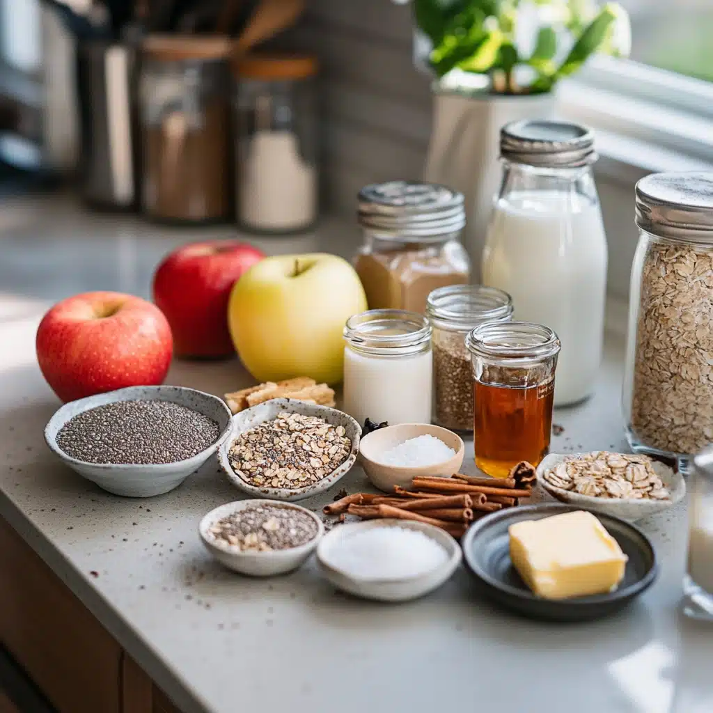 Apple Crumble Chia Pudding