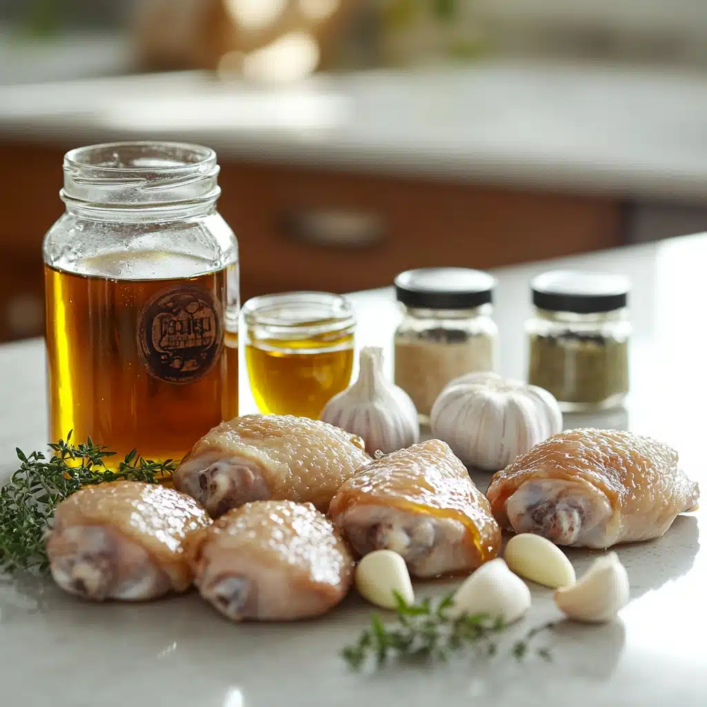 Baked Honey Garlic Chicken Thighs