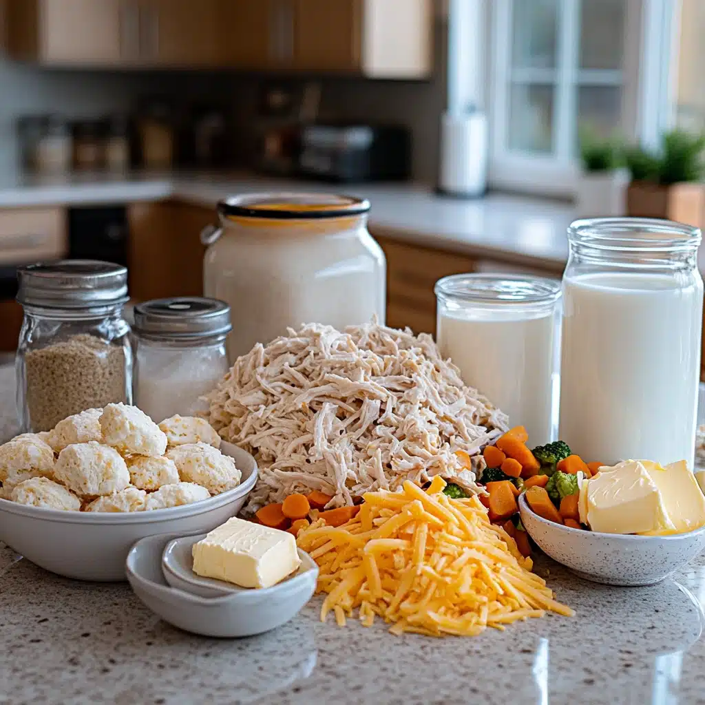 Chicken Cobbler Casserole